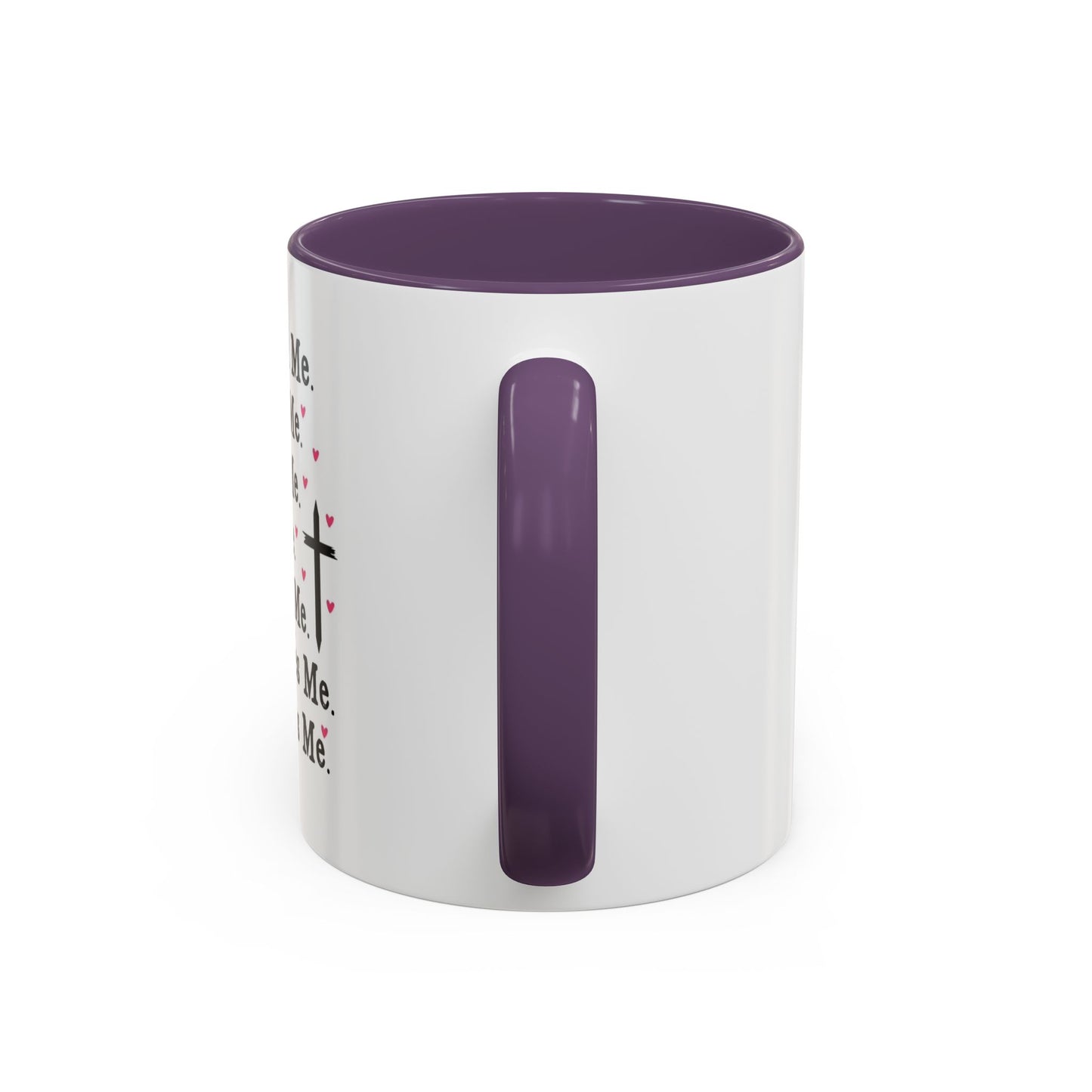 Copy of Coffee Mug — "God Designed Me, Created Me, Loves Me" Faith Prayer Accent Mug (11/15 oz)