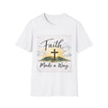 Faith Made a Way T-Shirt — Christian Cross Inspirational Tee