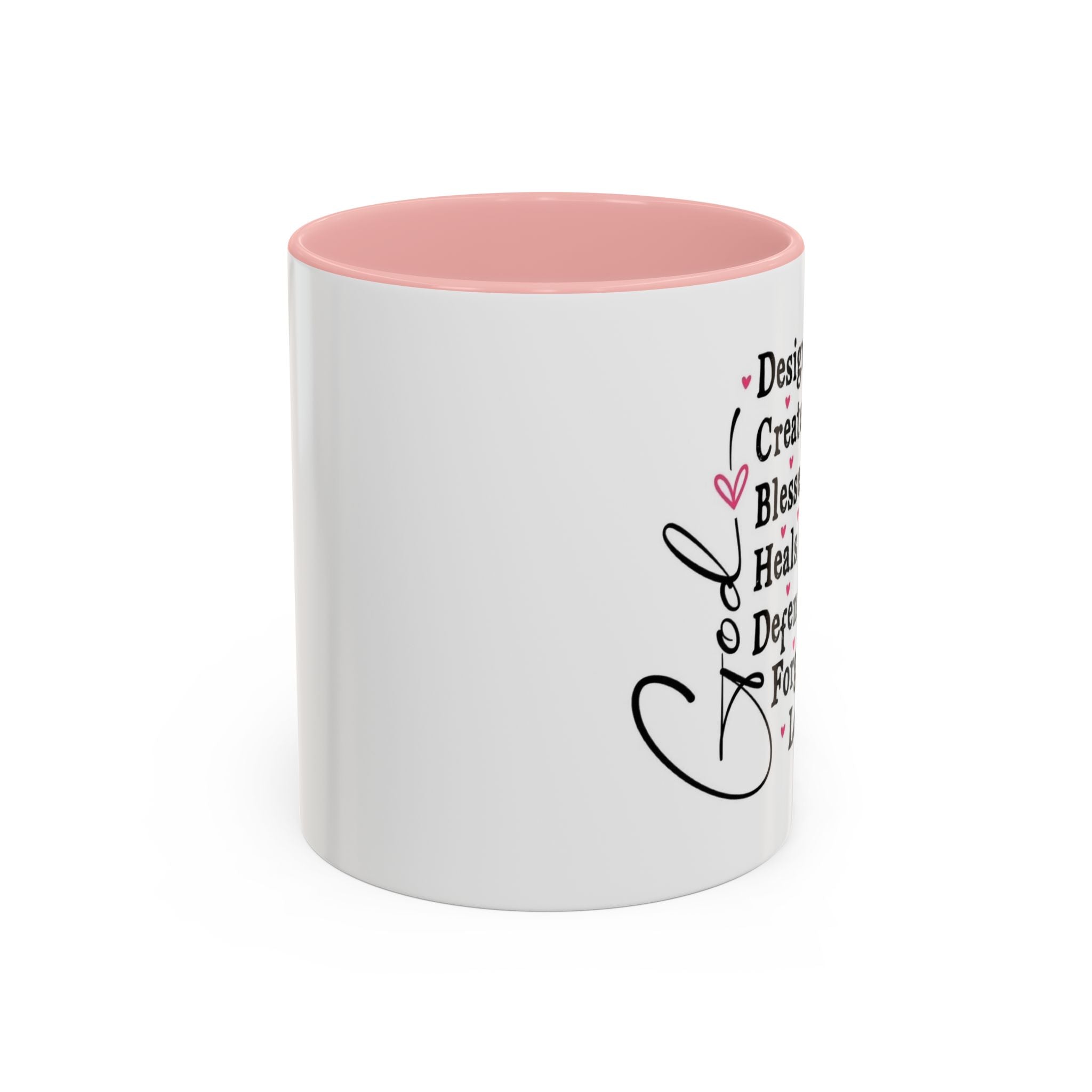 Copy of Coffee Mug — "God Designed Me, Created Me, Loves Me" Faith Prayer Accent Mug (11/15 oz)