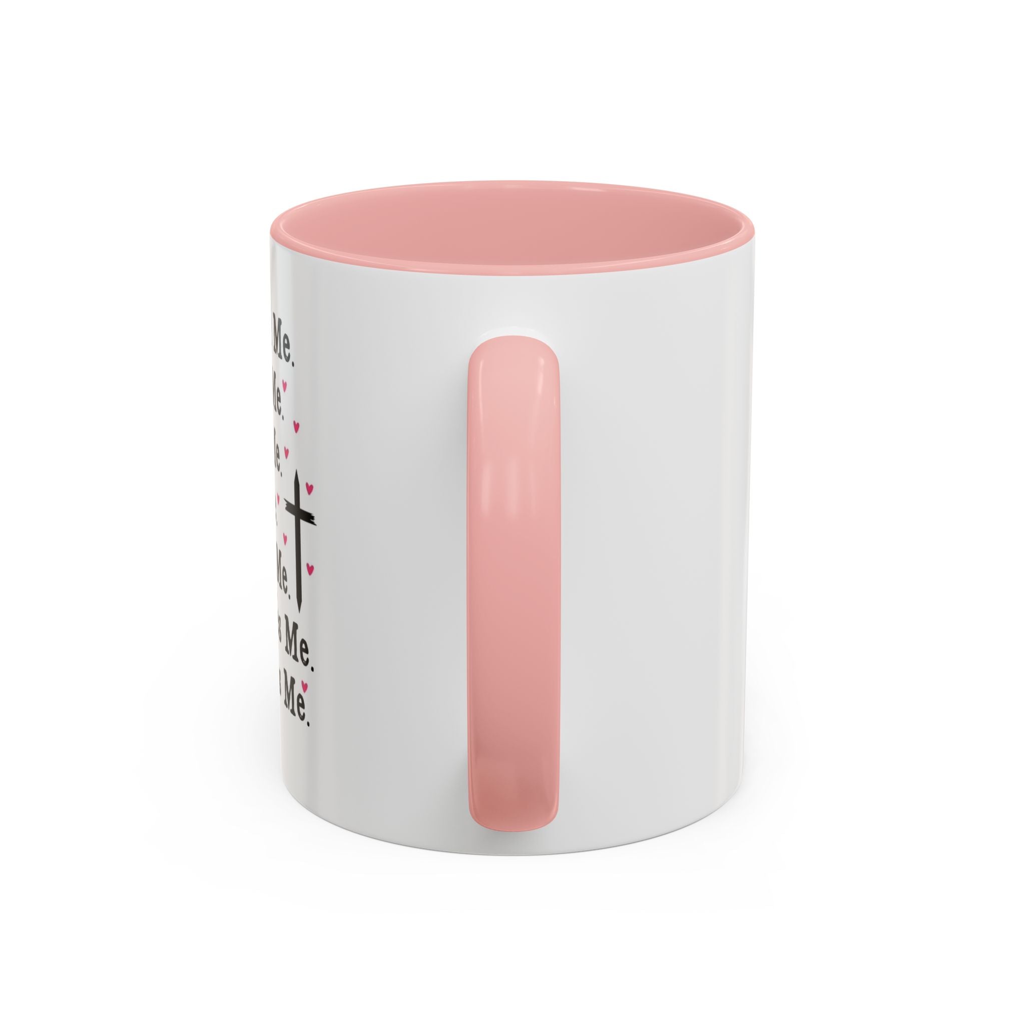 Copy of Coffee Mug — "God Designed Me, Created Me, Loves Me" Faith Prayer Accent Mug (11/15 oz)
