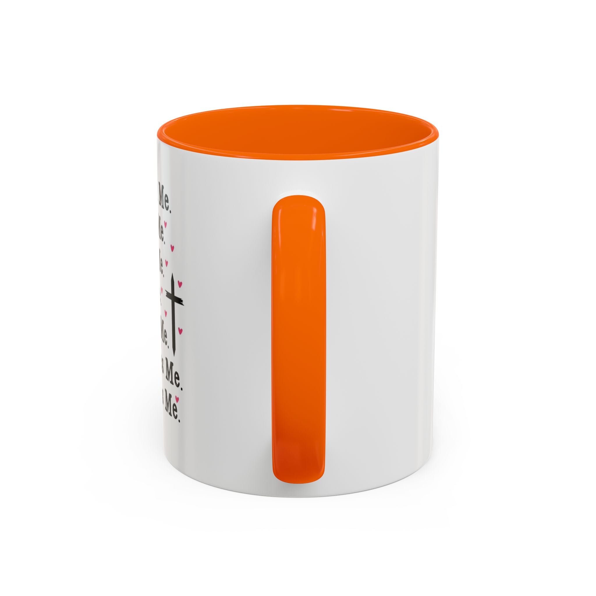 Copy of Coffee Mug — "God Designed Me, Created Me, Loves Me" Faith Prayer Accent Mug (11/15 oz)