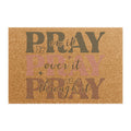 Pray, Live, Laugh Coir Doormat — Inspirational Welcome Mat