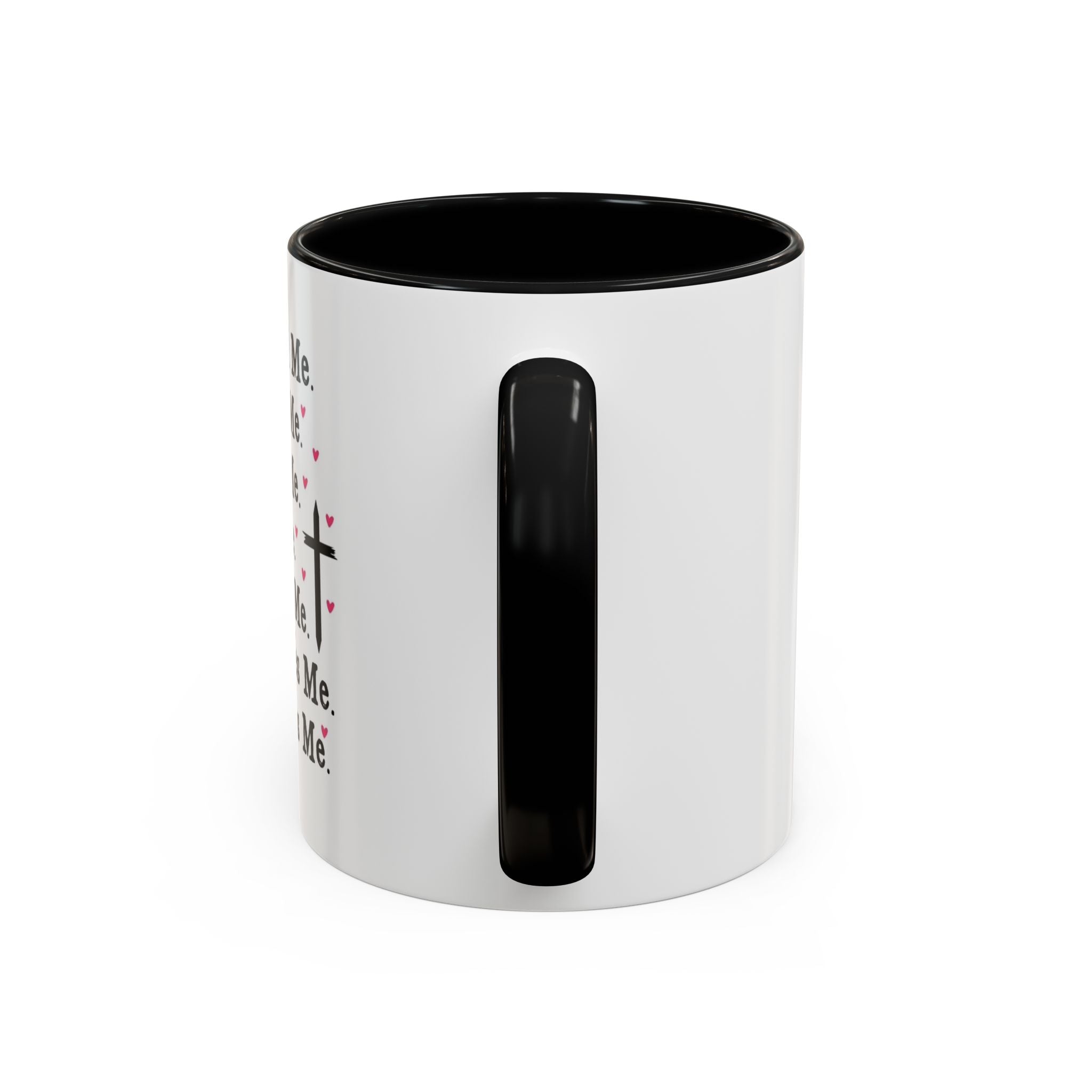 Copy of Coffee Mug — "God Designed Me, Created Me, Loves Me" Faith Prayer Accent Mug (11/15 oz)