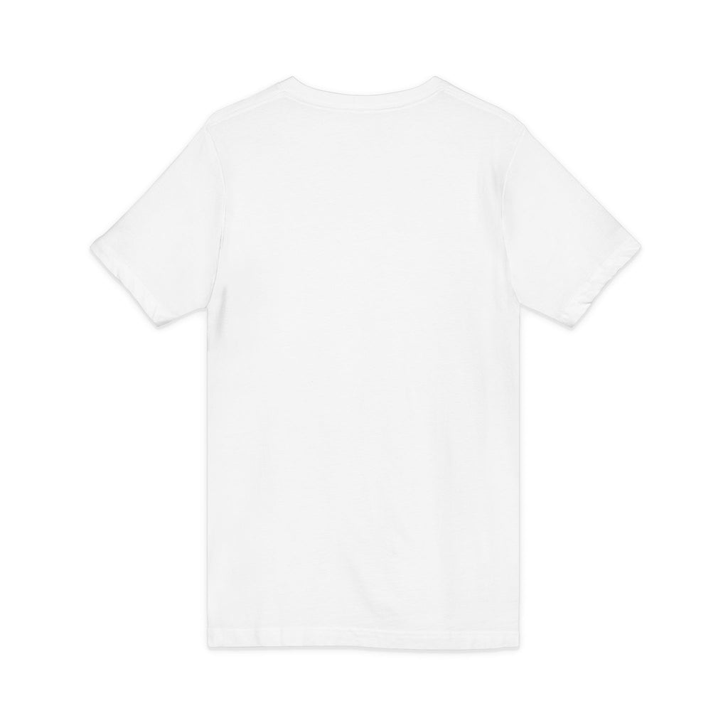 Sunflower Psalm V-Neck Tee — "I am supported, I am loved" Christian Inspiration Shirt