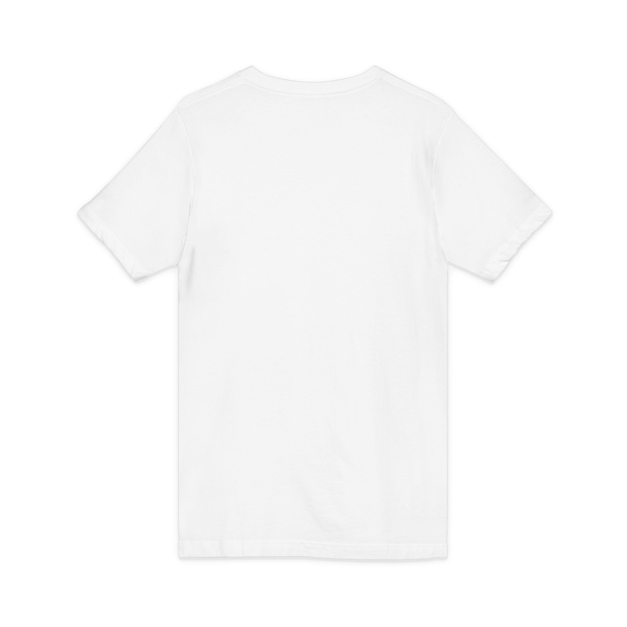 Sunflower Psalm V-Neck Tee — "I am supported, I am loved" Christian Inspiration Shirt