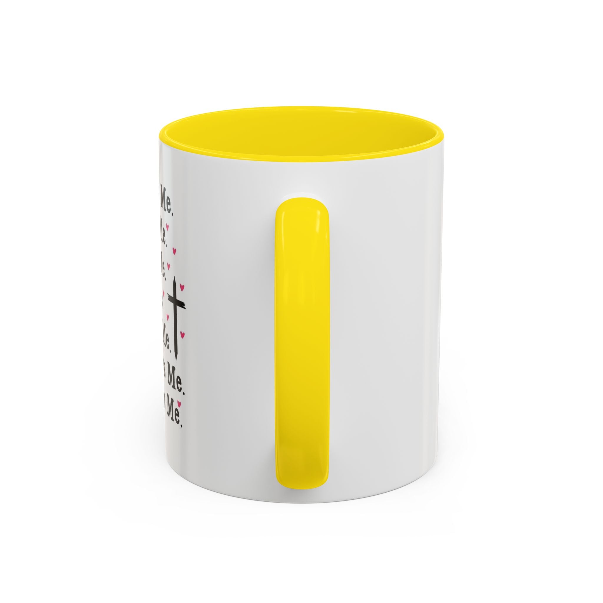 Copy of Coffee Mug — "God Designed Me, Created Me, Loves Me" Faith Prayer Accent Mug (11/15 oz)