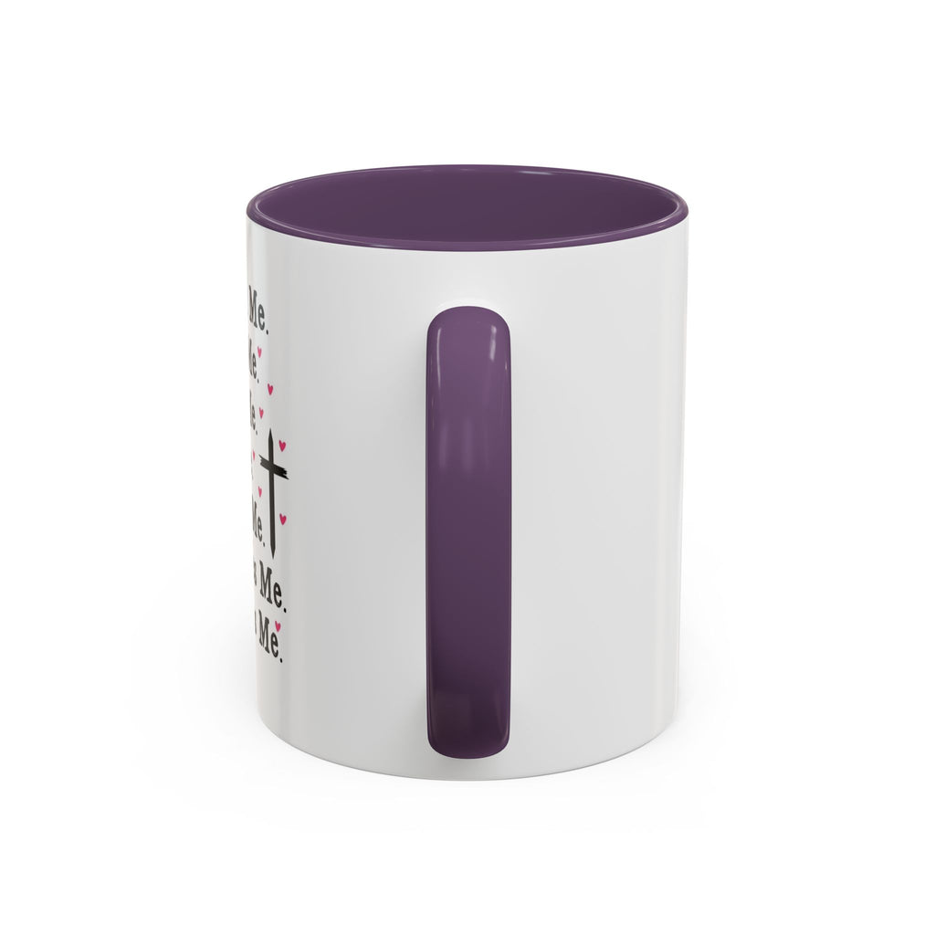 Copy of Coffee Mug — "God Designed Me, Created Me, Loves Me" Faith Prayer Accent Mug (11/15 oz)