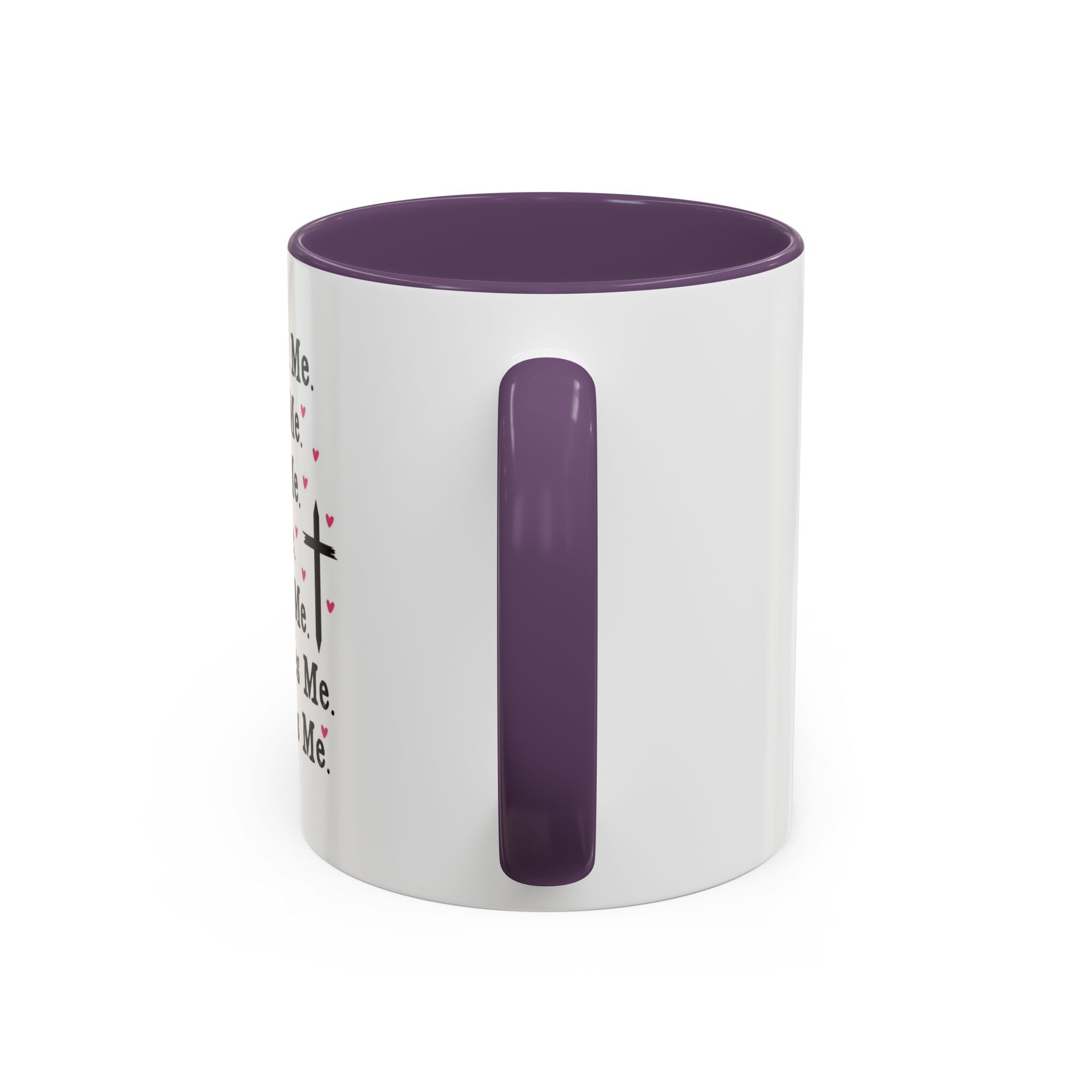 Copy of Coffee Mug — "God Designed Me, Created Me, Loves Me" Faith Prayer Accent Mug (11/15 oz)