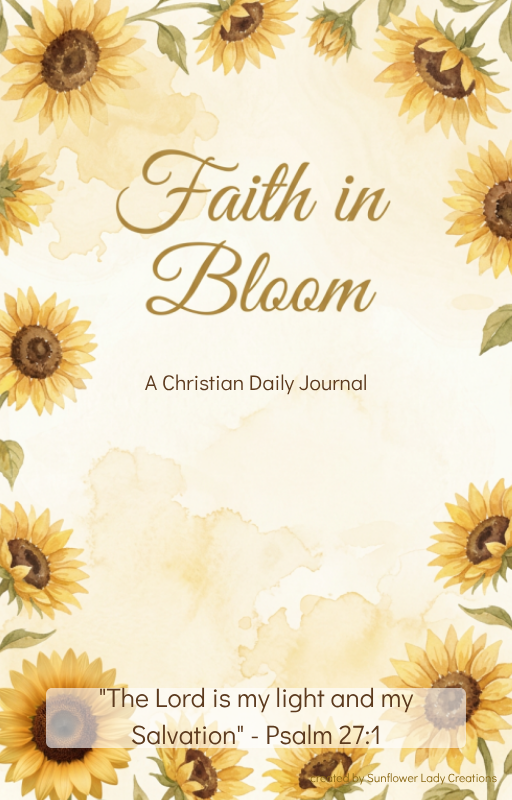 Faith in Bloom l Christian Prayer Journal(Digital Download)